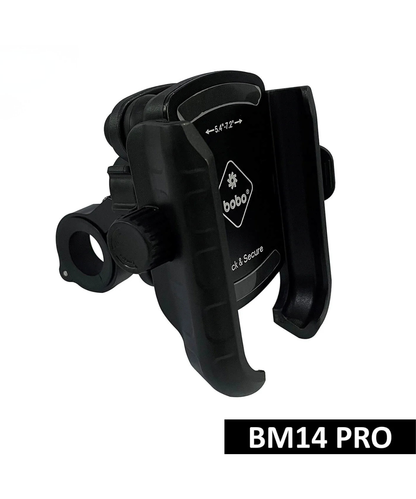 BOBO BM14 Pro X Motorcycle Mobile Mount with Quick Relesase and Pro X Vibration Controller
