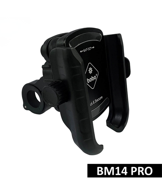 BOBO BM14 Pro X Motorcycle Mobile Mount with Quick Relesase and Pro X Vibration Controller