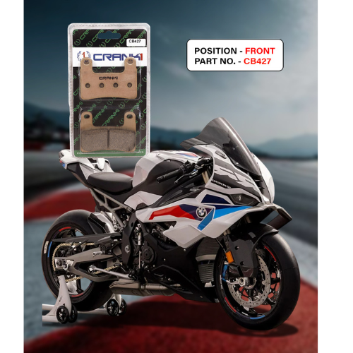 Crank1 Fully Sintered H2 Series Brake Pads for BMW S1000 RR