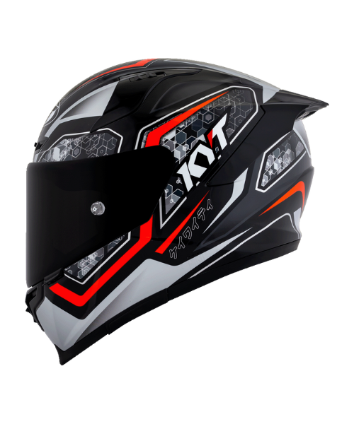 KYT Striker #01 Helmet - Gloss Black Red