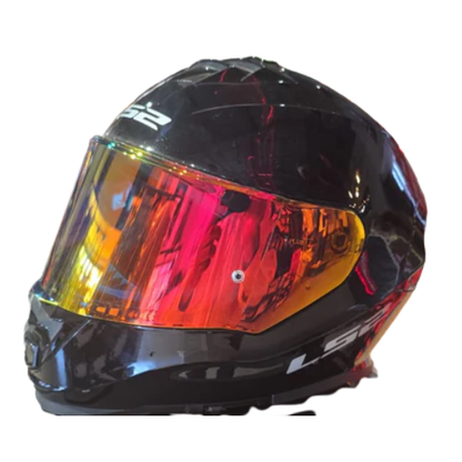 LS2 FF800 / FF320 Visor - Red Transparency Tinted Electric