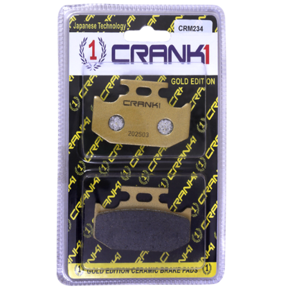 Crank1 Ceramic Brake Pads for Yamaha FZ 25