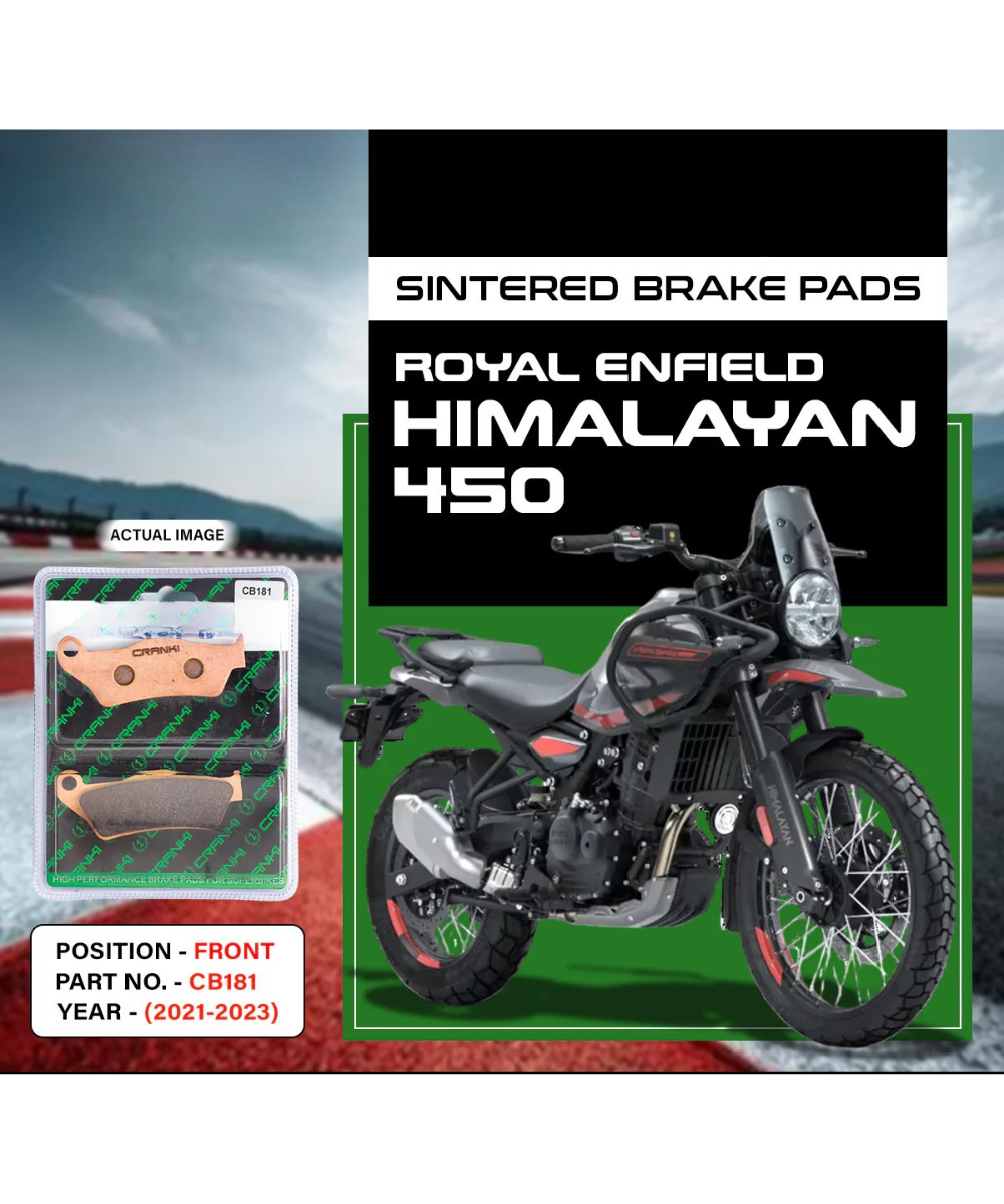 Crank1 Royal Enfield Himalayan 450 (2021-2023) Sintered Brake Pads