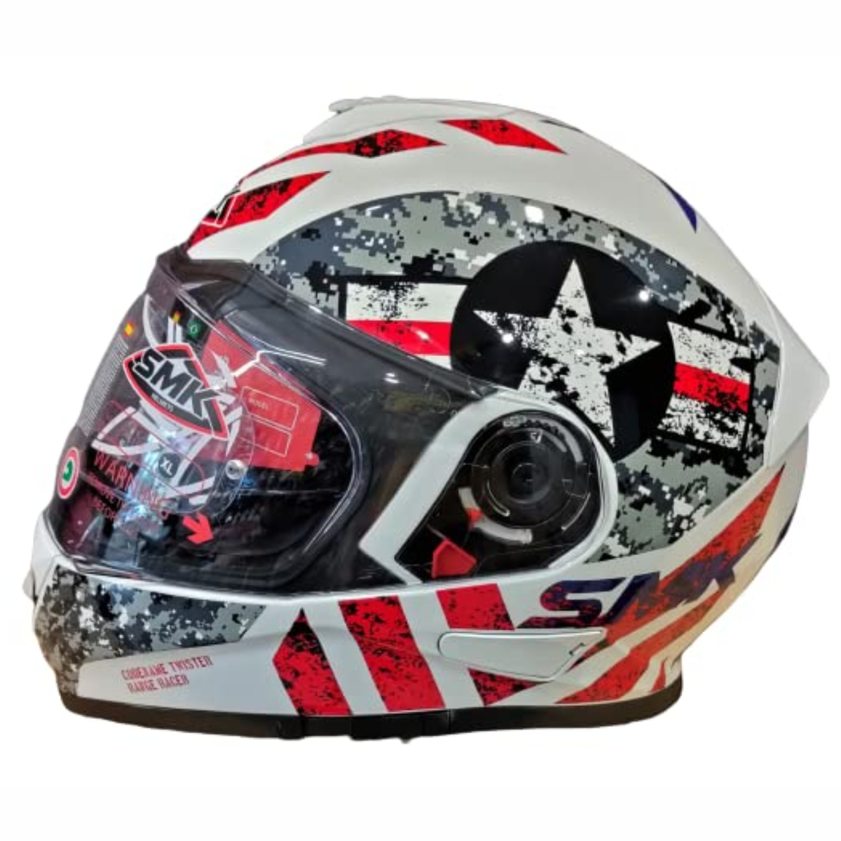 SMK Twister Captain Graphic GL163 Helmet - SMK