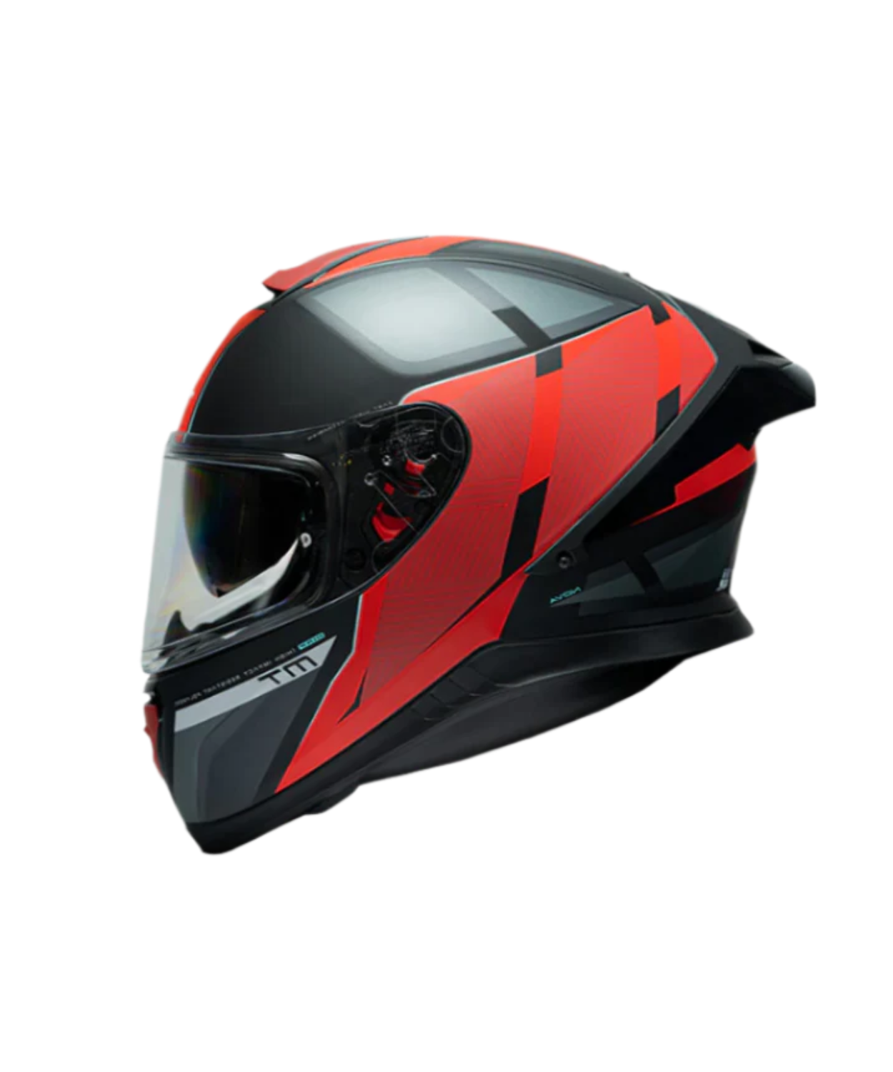 MT Thunder 3 SV Pro Nova B5 Helmet - Matt Black Red