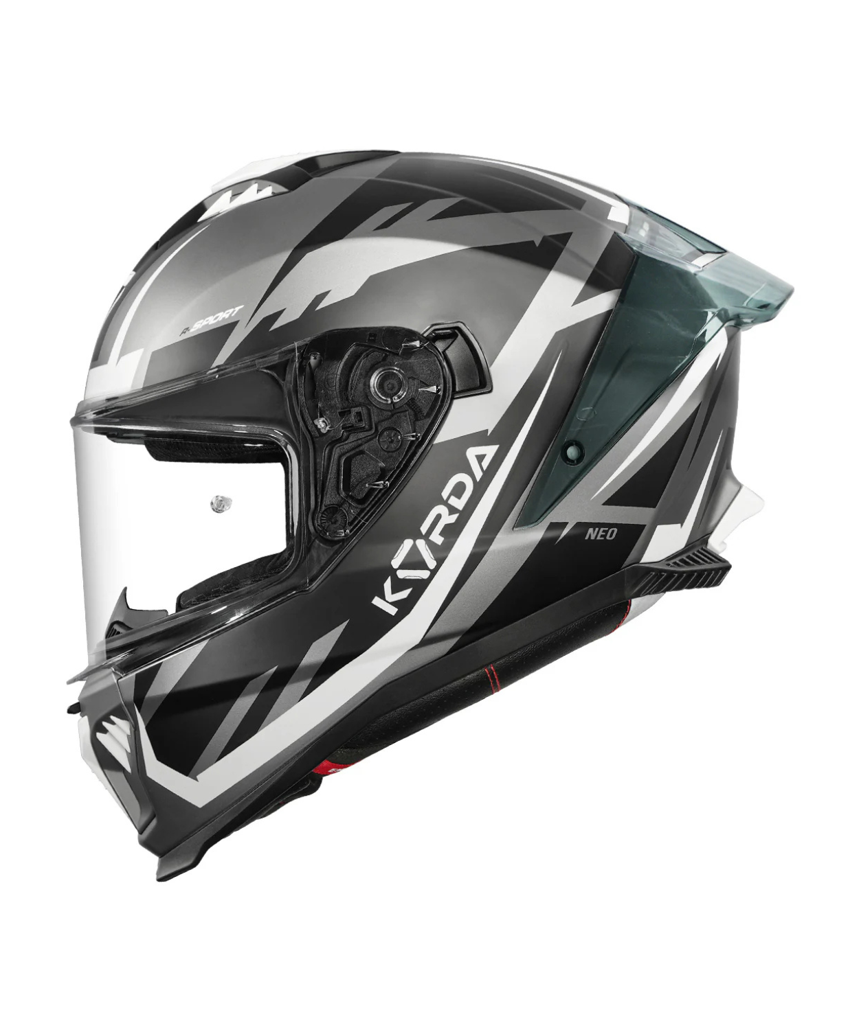 Korda Neo Atos Helmet - Matt Black Grey
