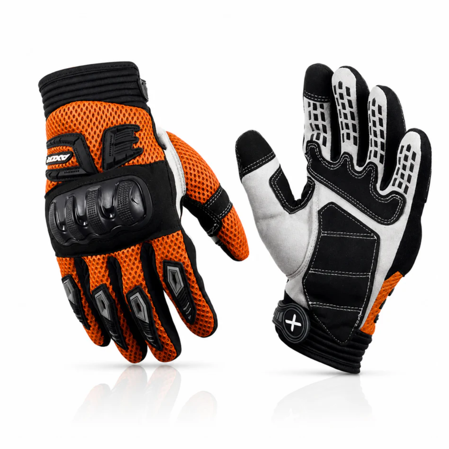Axor Airstream Riding Gloves - Black Orange