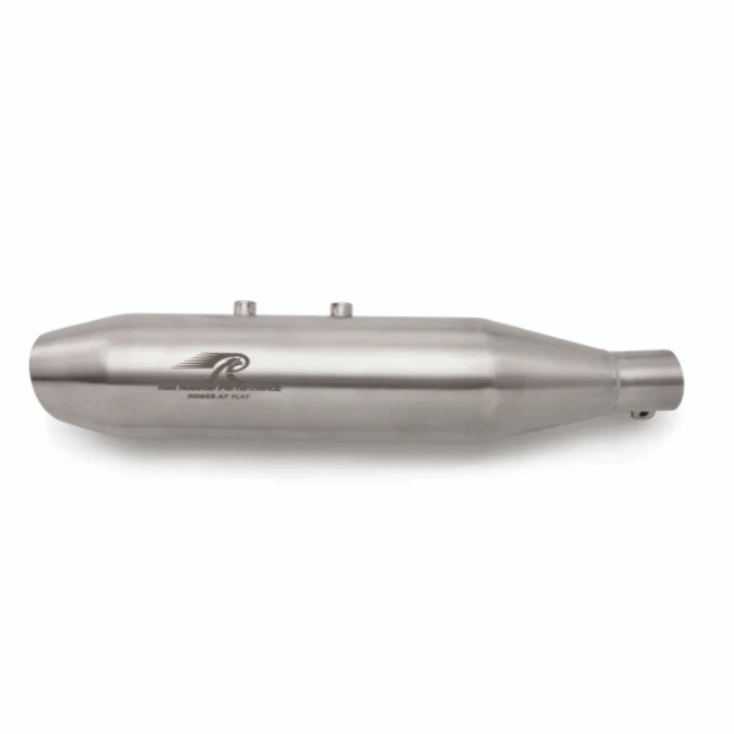 Red Rooster Performance Rumbler Max Header Pipe for Hunter 350 - Silver Matte