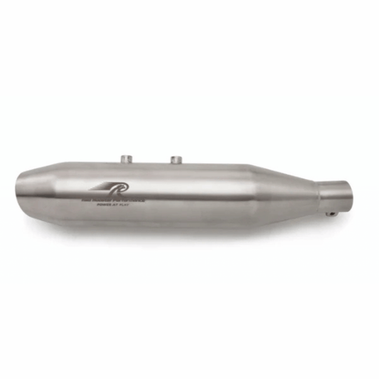 Red Rooster Performance Rumbler Max Header Pipe for Hunter 350 - Silver Matte