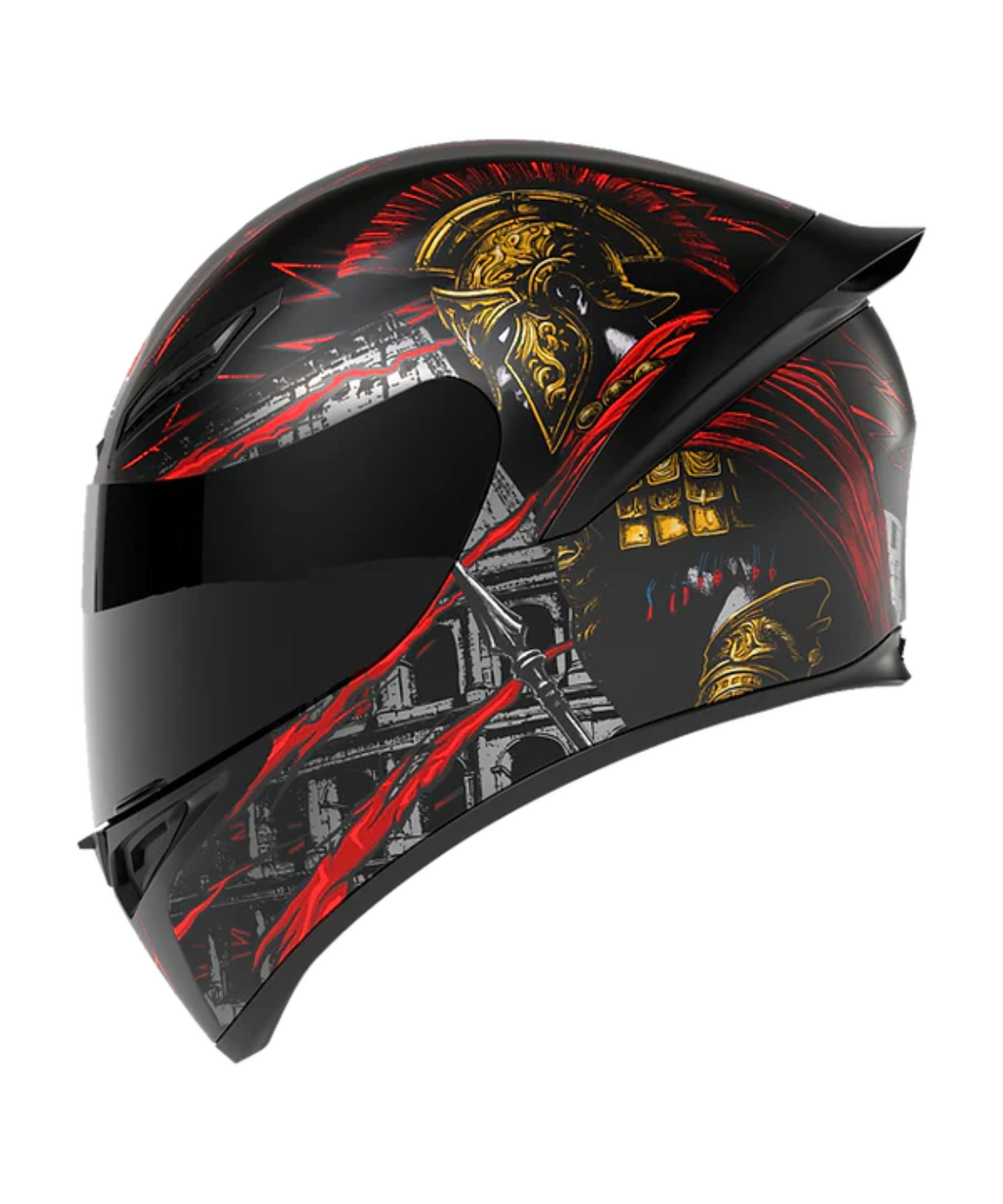 AGV K1 S Gladiator Helmet - Matt Black Red - AGV