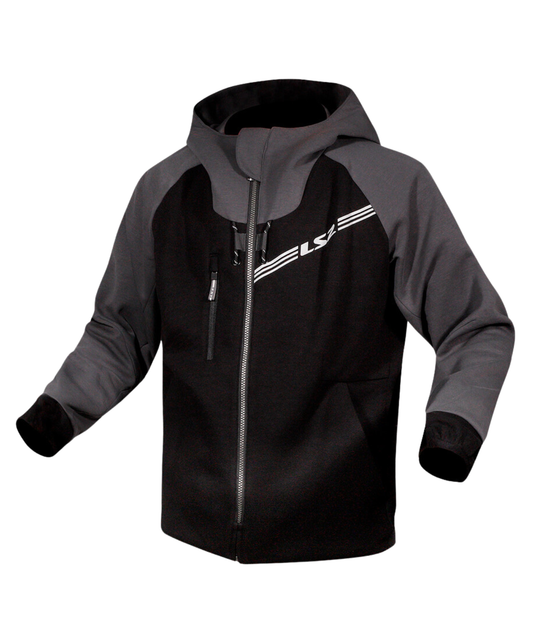 LS2 Throttle Man Riding Jacket - Black Dark Grey