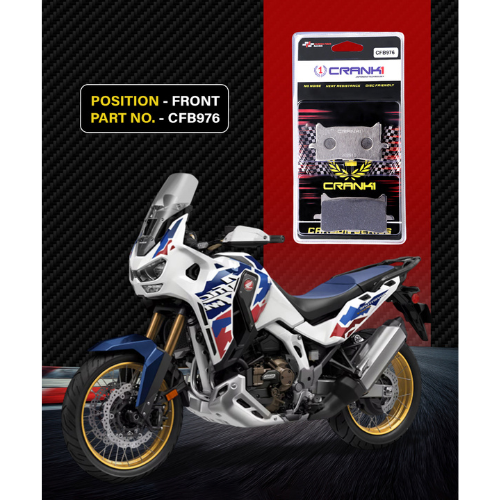 Crank1 Carbon Brake Pads for Honda Africa Twin Adv Sports (2020-2022)