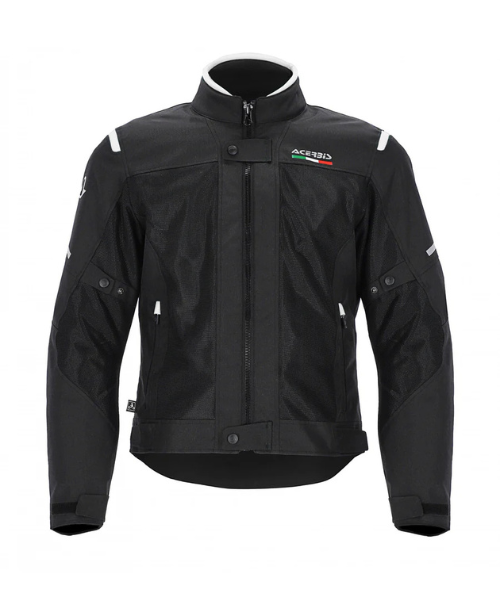 Acerbis Ruby Riding Jacket - Black White - Acerbis