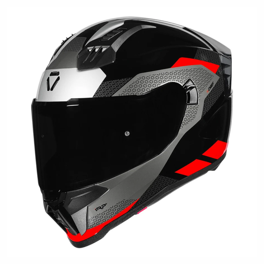 Korda EVO Chief Helmet - Gloss Black Red