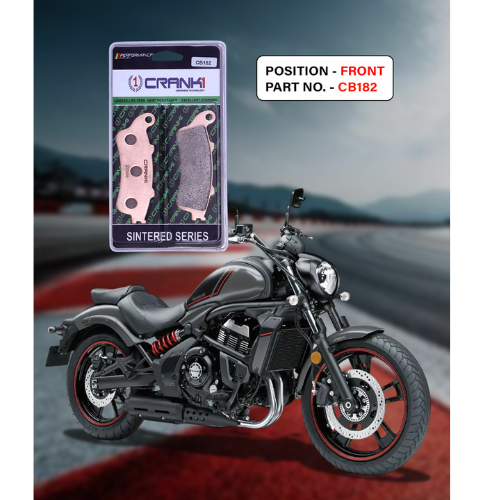 Crank1 Sintered Brake Pads for Kawasaki Vulcan S (2015 Onward)