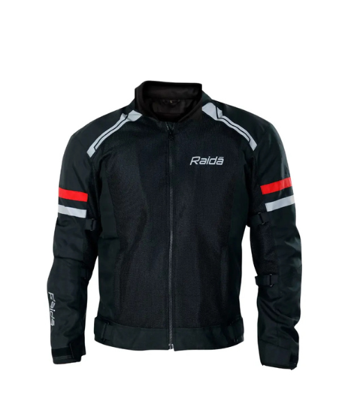 Raida Tourer Riding Jacket - Black Red