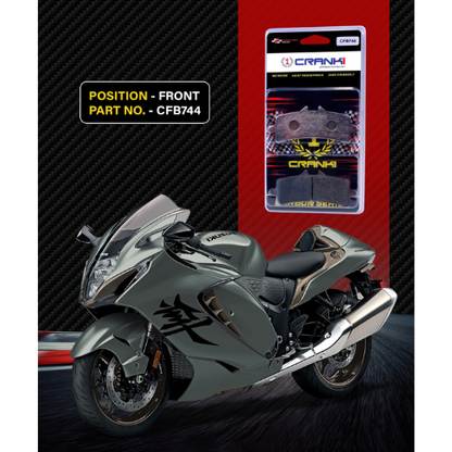 Crank1 Carbon Brake Pads for Suzuki Hayabusa (2021 Onwards)