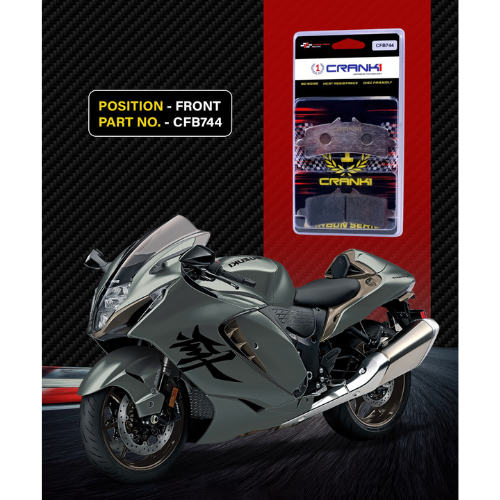 Crank1 Carbon Brake Pads for Suzuki Hayabusa (2021 Onwards)