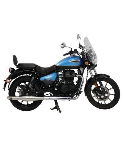 Red Rooster Performance Rumbler Ace Exhaust For Classic Reborn 350 / Meteor 350 / Goan Classic 350 /Bullet 350(2025) - Silver Matte