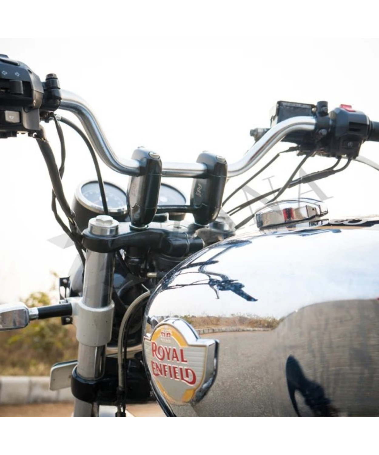 Zana Handel Riser for GT/Interceptor 650 Vertical - ZI-8101