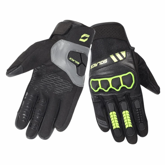 Solace Vento Dualsport Gloves - Neon