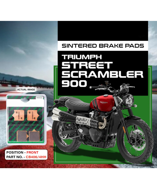 Crank1 Triumph Street Scrambler 900 Sintered Brake Pads