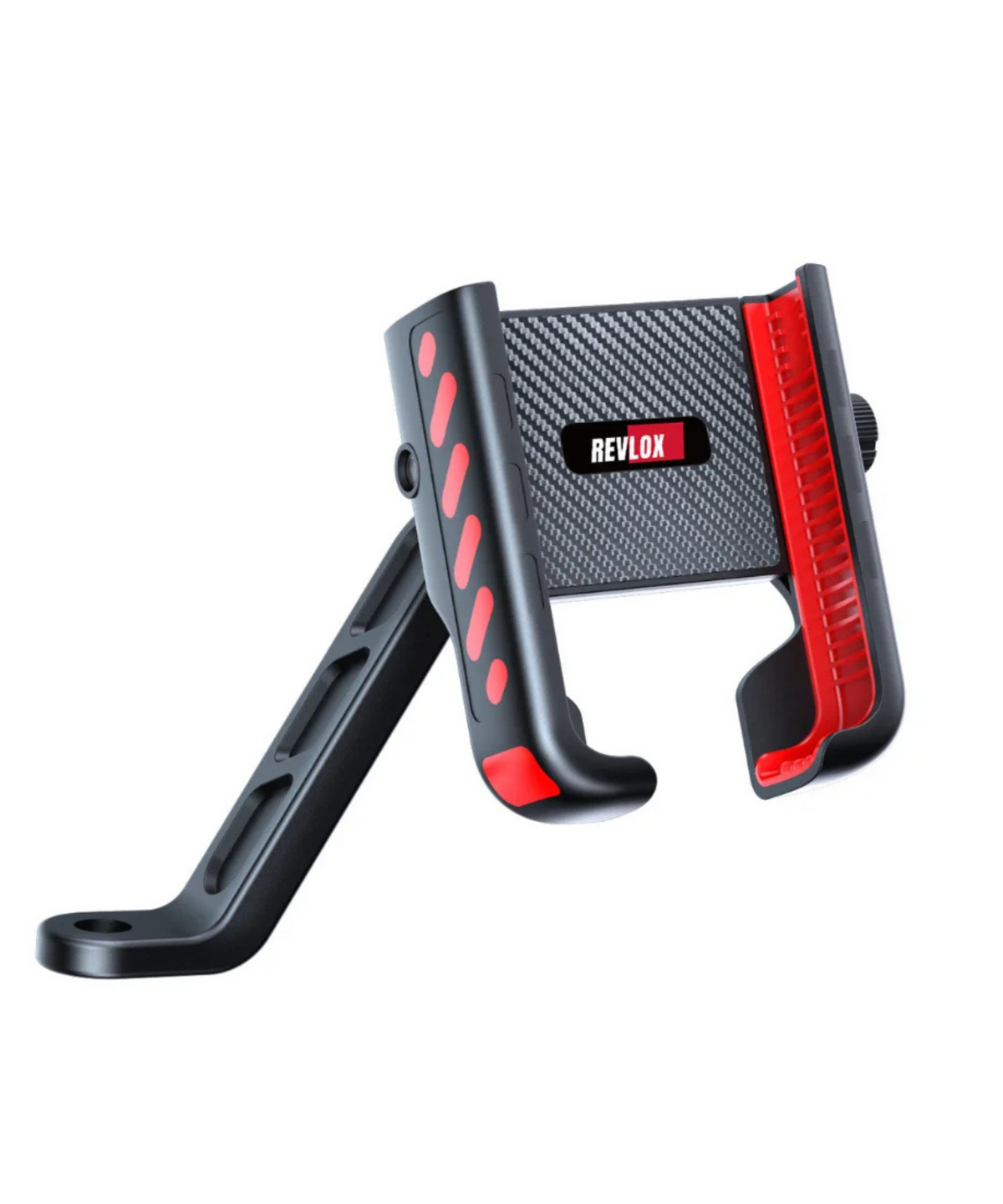Revlox Clutch RM Handlebar Phone Mount - Black Red - Revlox