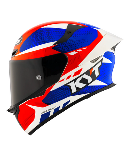 KYT TT-Revo Gear Helmet - Gloss Blue Red