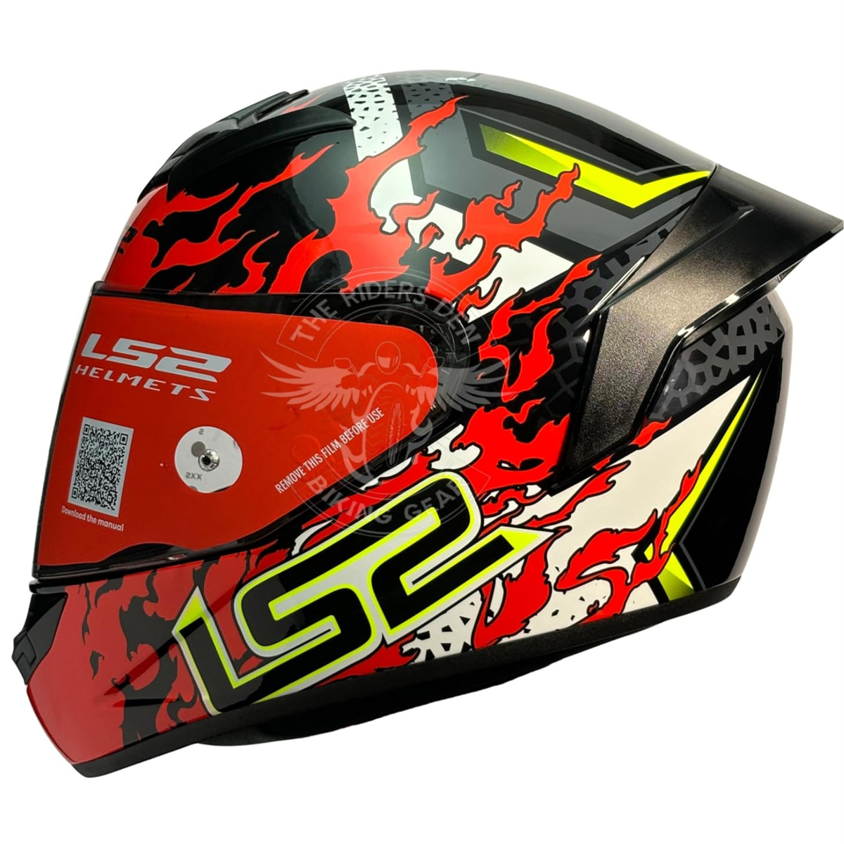 LS2 FF352 Rookie Antras Helmet - Black Red - LS2