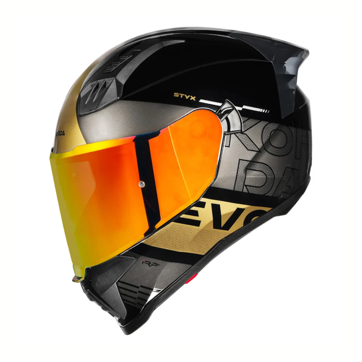 Korda EVO Styx Helmet - Gloss Black Grey Gold