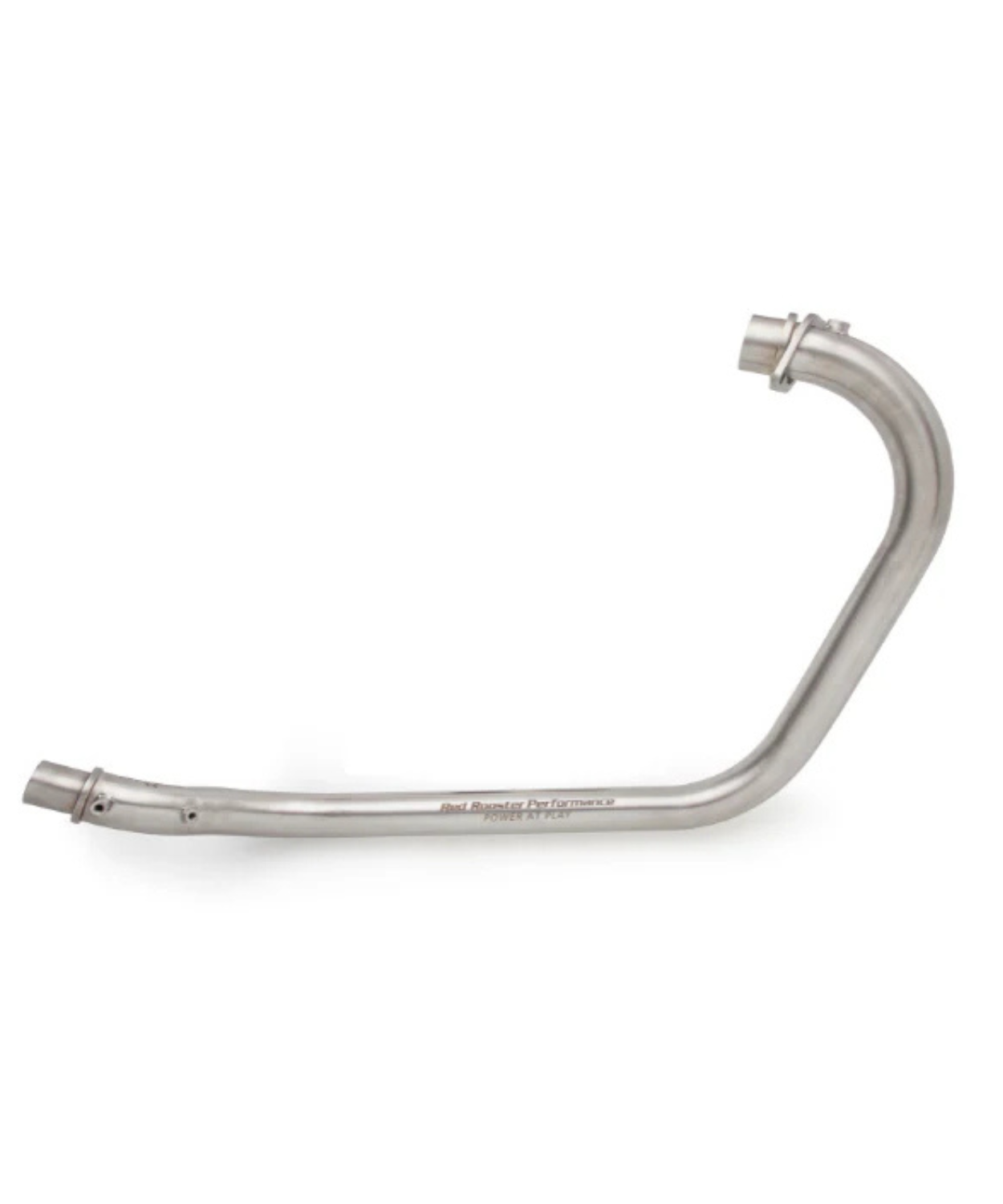 Red Rooster Performance Vertex Header Pipe for Himalayan 411 / Scram 411 / Scram 440 - Silver Matte