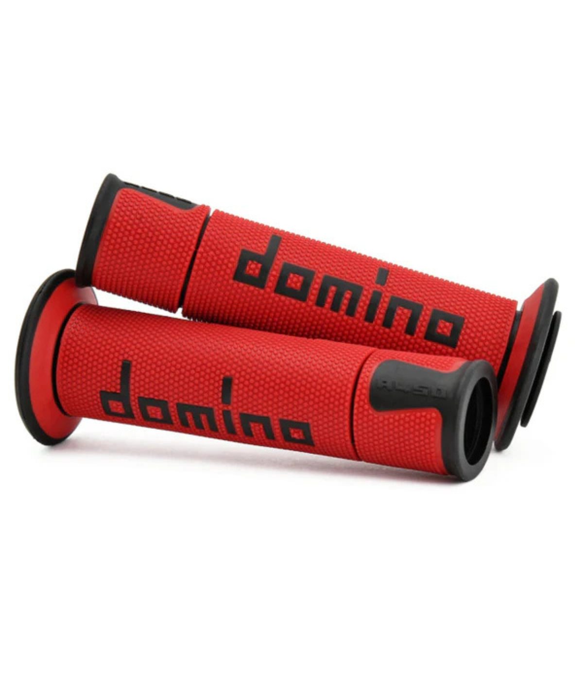 Domino A450 Handlebar Grip - Red Black - Domino