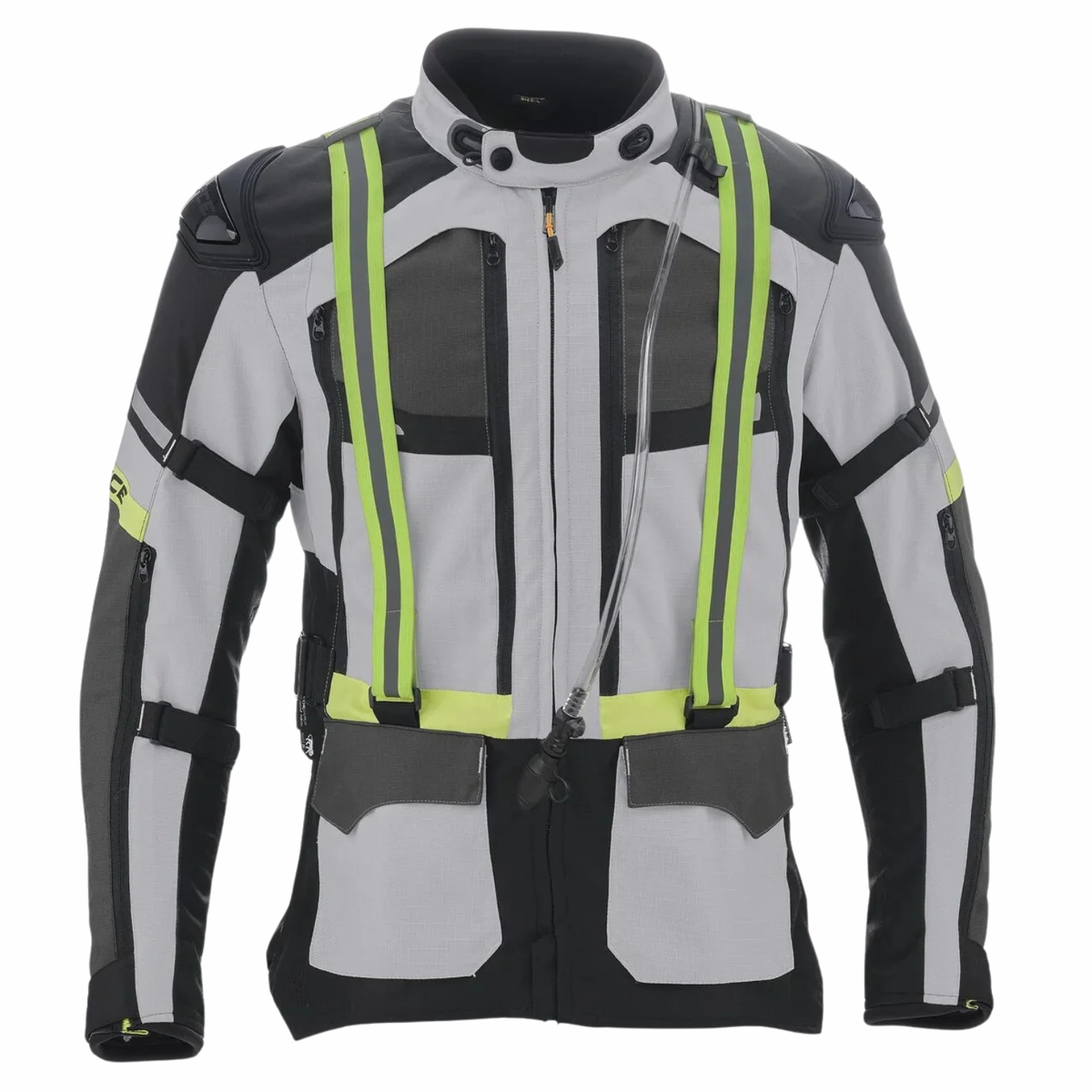 Solace Furious V4.0 Touring Jacket - Grey Black Neon - Solace