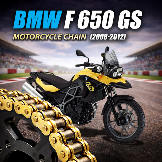 Crank1 BMW F 650 GS (2008-2012) 525 Pitch ZVM-X 112L Chain - Gold