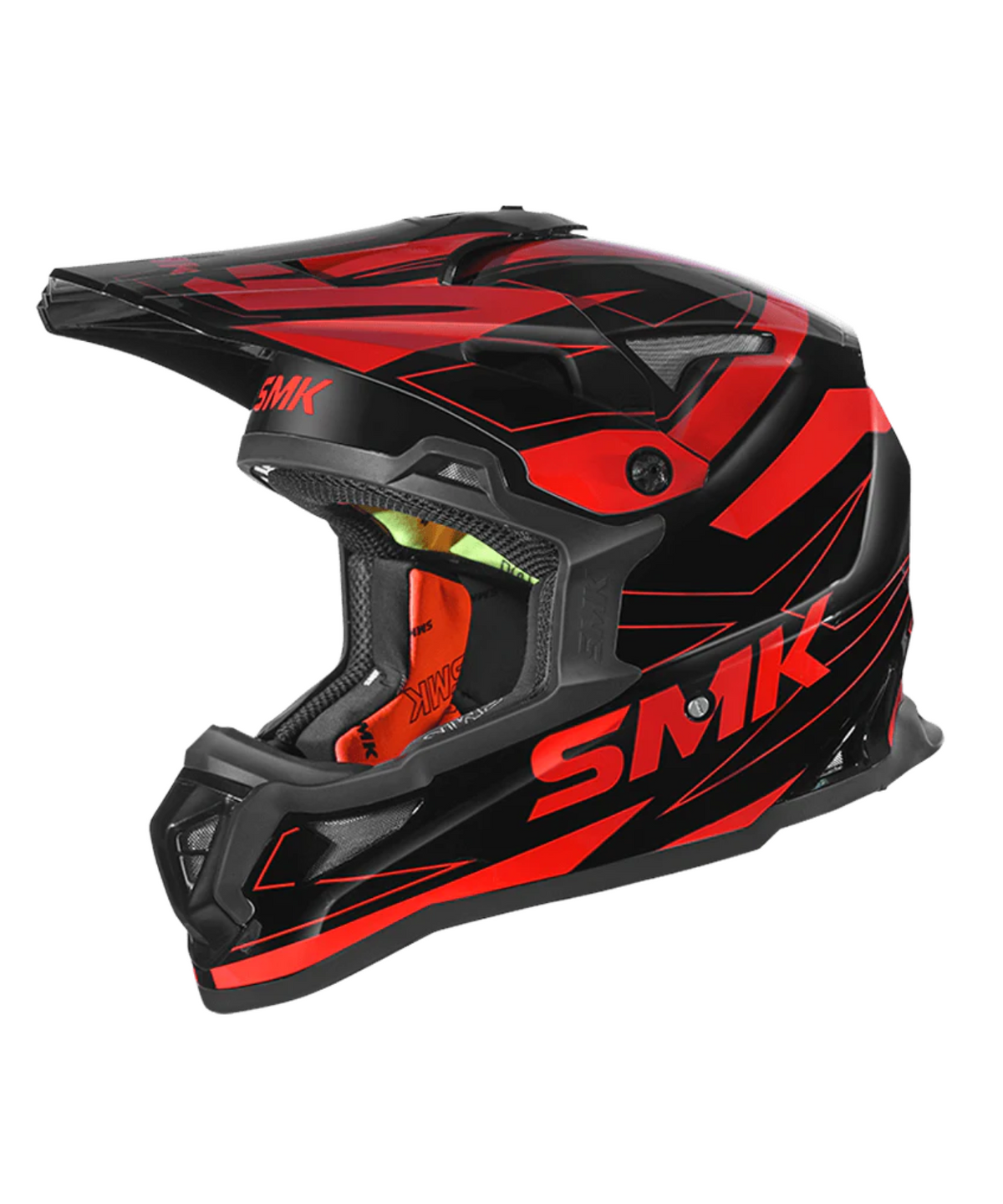 SMK Allterra Slope GRPS MA230 Full Face Helmet - Matt Black Red - SMK