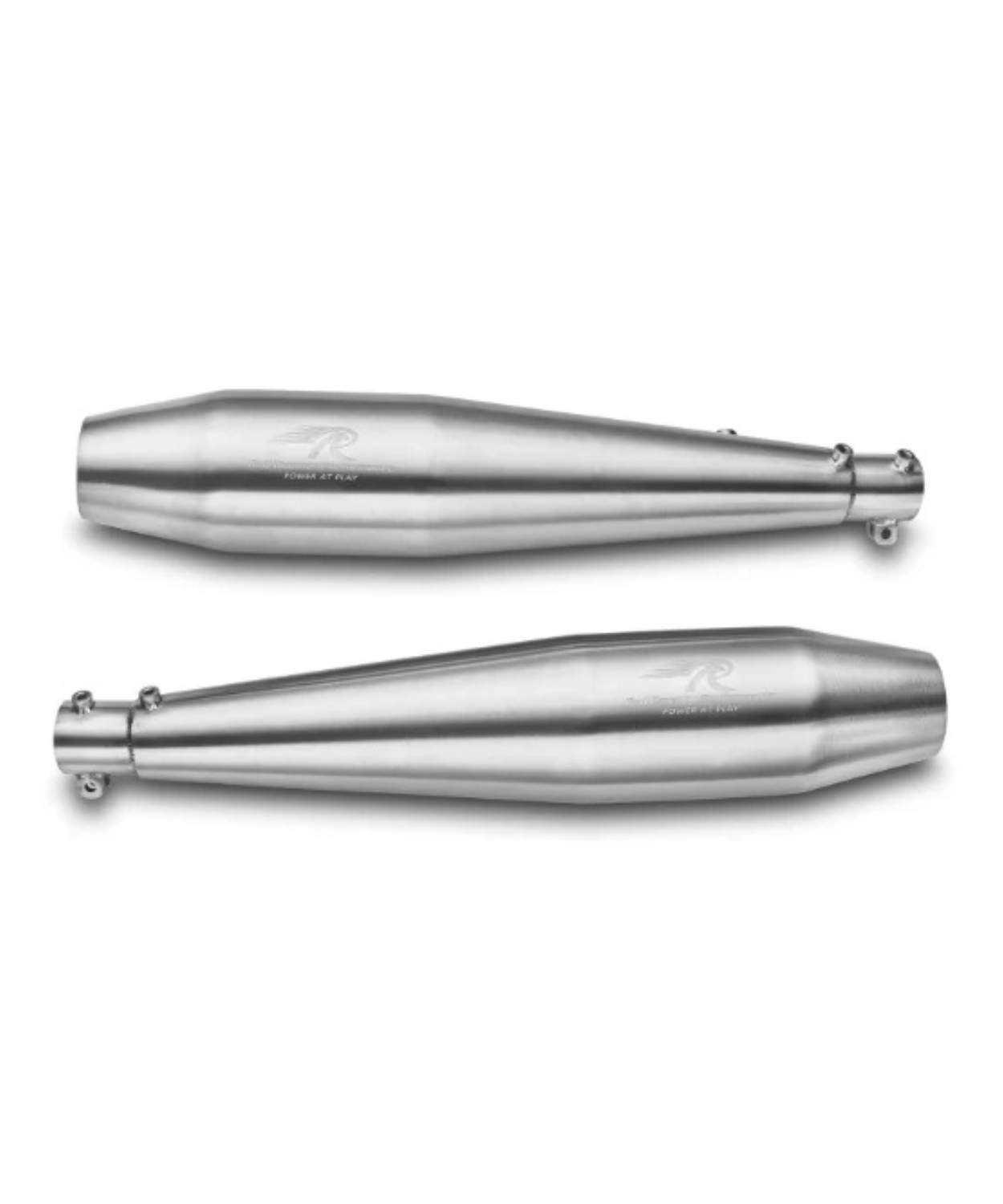 Red Rooster Performance Stellar Exhaust For Royal Enfield Interceptor 650 / GT 650 - Silver Matte