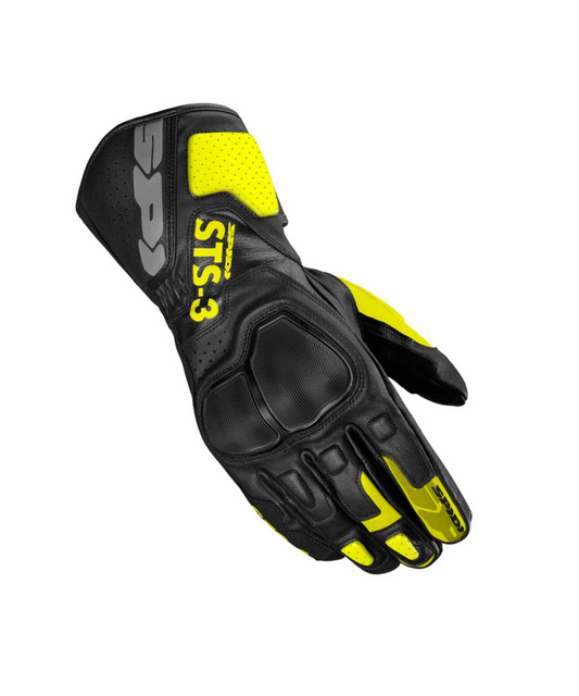 Spidi STS 3 Riding Gloves - Black Yellow