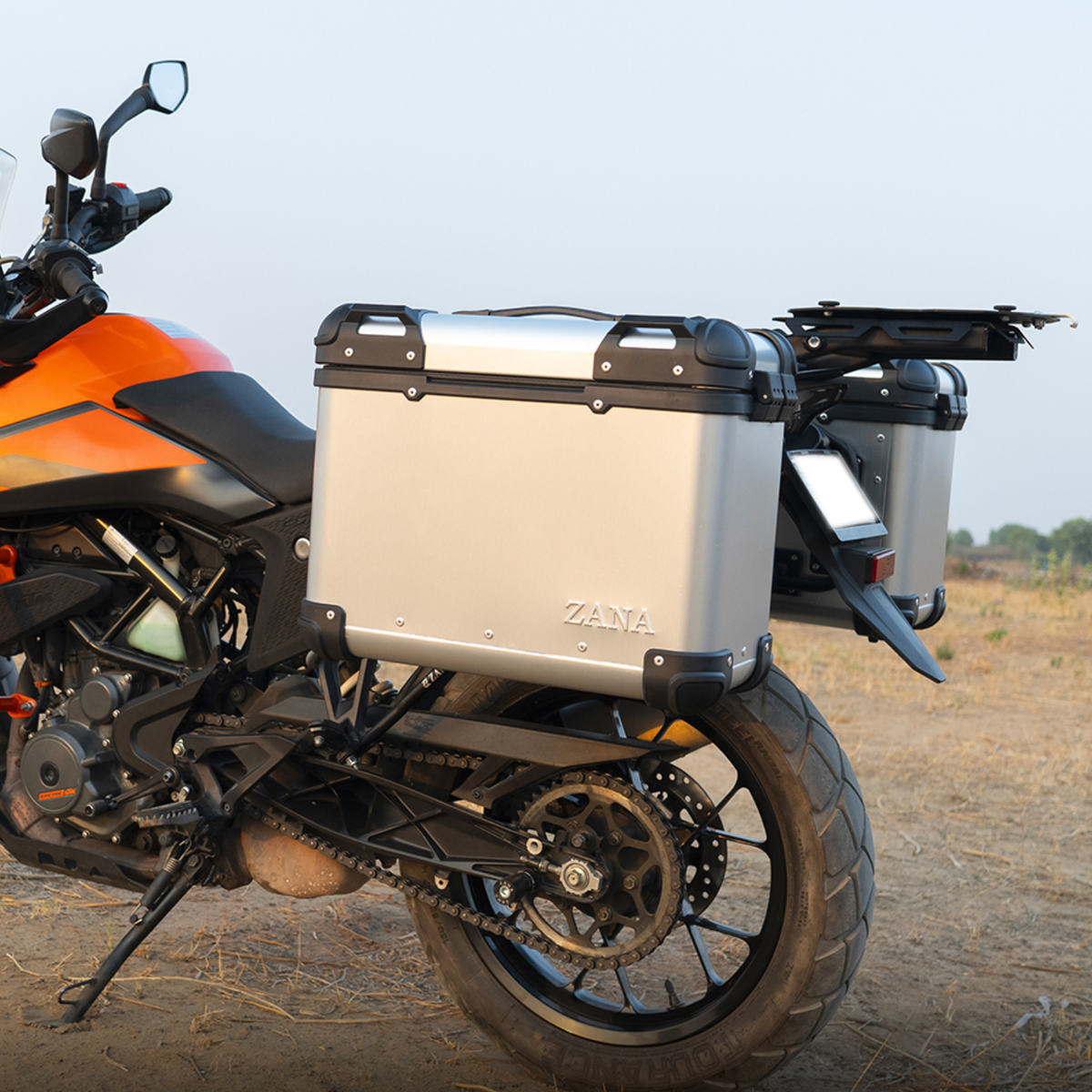 Zana KTM ADV 250/390 (2025) Aluminium R-Flat Pannier 36L - Silver - ZI-8491-RS - Zana