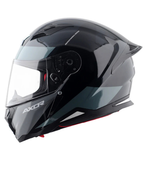 Axor Hunter Turbo Helmet - Gloss Black Grey