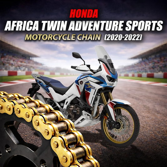 Crank1 Honda Africa Twin Adventure Sports (2020-2022) 525 Pitch ZVM-X 124L Chain - Gold