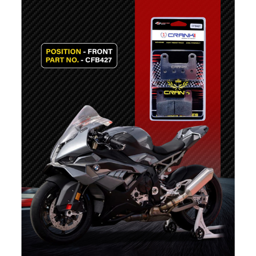 Crank1 Carbon Brake Pads for BMW S1000 RR (2016-2018)