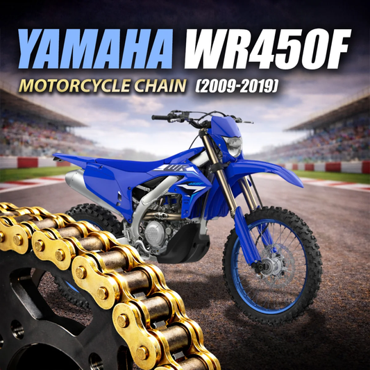 Crank1 Yamaha WR 450 F (2009-2019) 520 Pitch ZVM-X 114L Chain - Gold