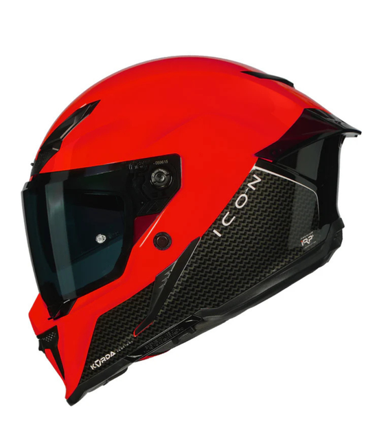 Korda Icon Duo Helmet - Gloss Black Red