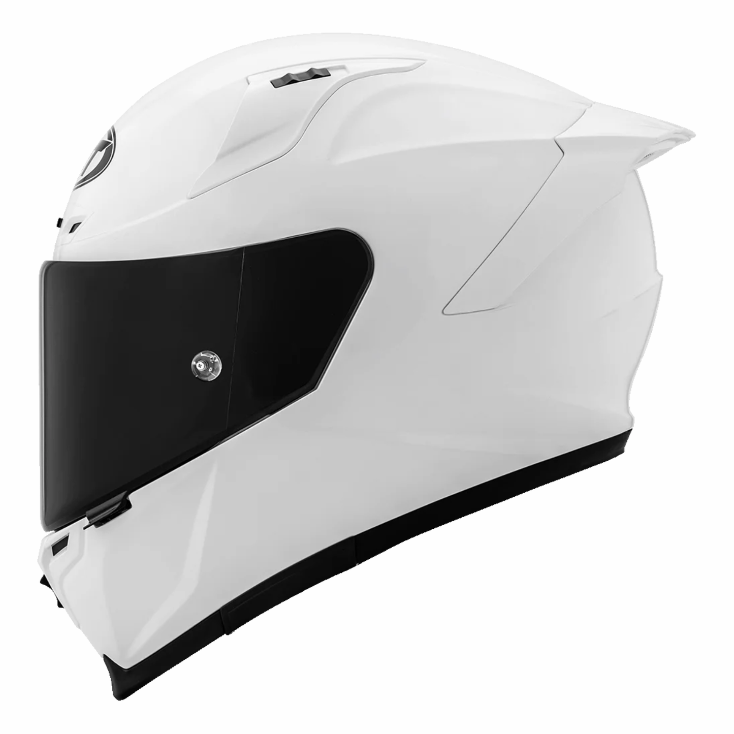 KYT Striker Plain Helmet - Gloss White