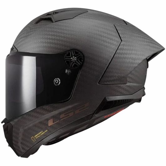 LS2 FF805 Thunder GP Aero Carbon Fiber Helmet (ECE R 22.06) - Gloss Black
