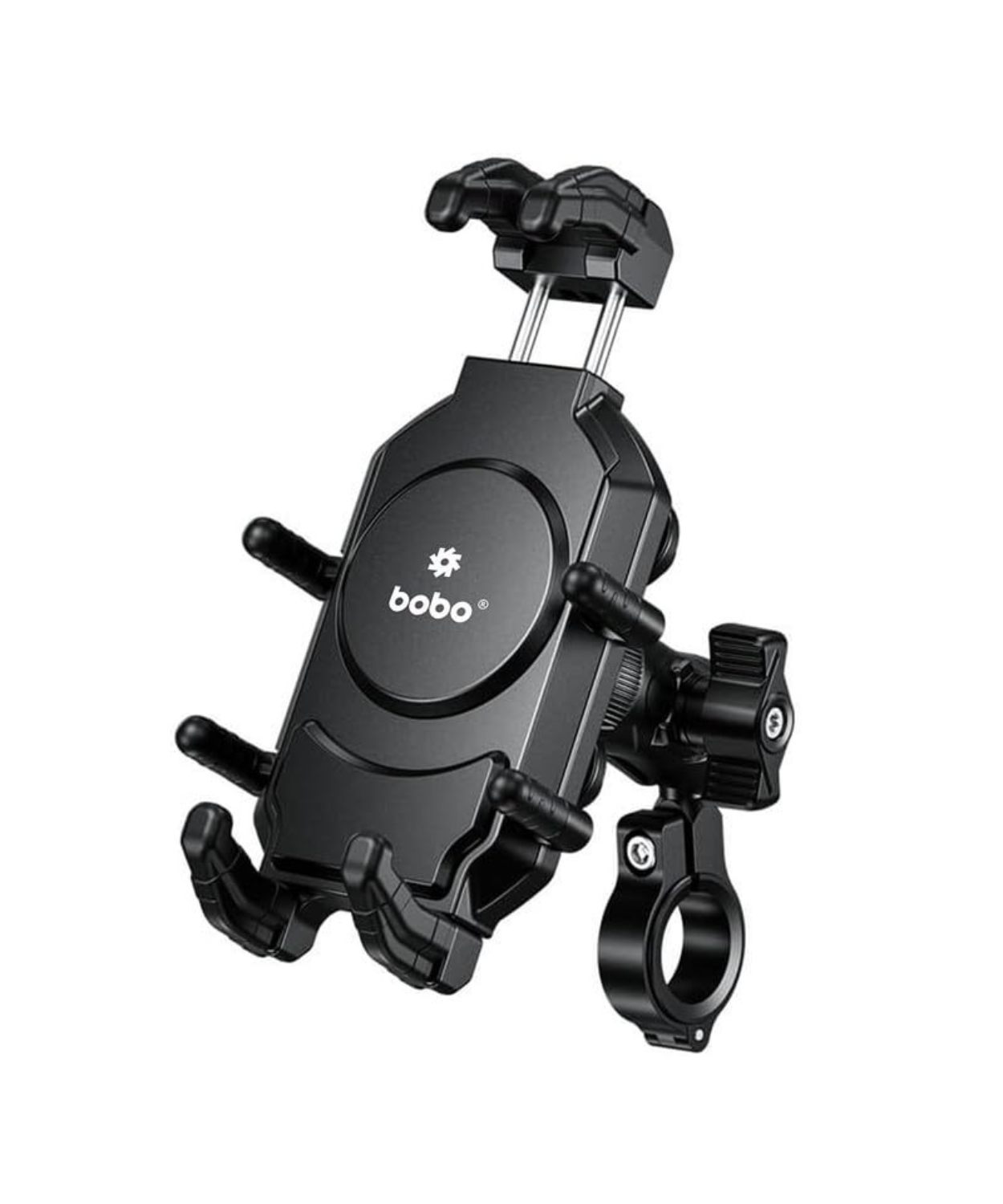 BOBO BM17H PRO Handlebar Mount Anti-Vibration Anti-Theft Waterproof Mobile Phone Holder Mount - Black