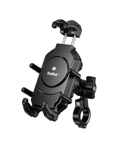 BOBO BM17H PRO Handlebar Mount Anti-Vibration Anti-Theft Waterproof Mobile Phone Holder Mount - Black