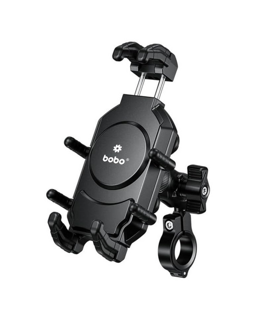 BOBO BM17H PRO Handlebar Mount Anti-Vibration Anti-Theft Waterproof Mobile Phone Holder Mount - Black