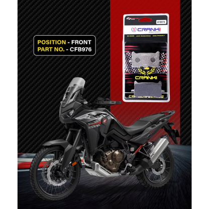 Crank1 Carbon Brake Pads for Honda Africa Twin (2016-2019)