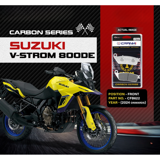 Crank1 Suzuki V-Strom 800DE (2024 Onwards) Carbon Brake Pads